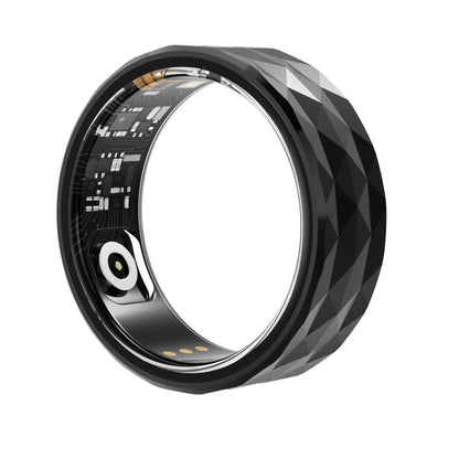 R12M SIZE 22 Smart Ring, Support Health Monitoring / Multiple Exercise Modes(Black) - Smart Rings / Smart Telephones by buy2fix | Online Shopping UK | buy2fix