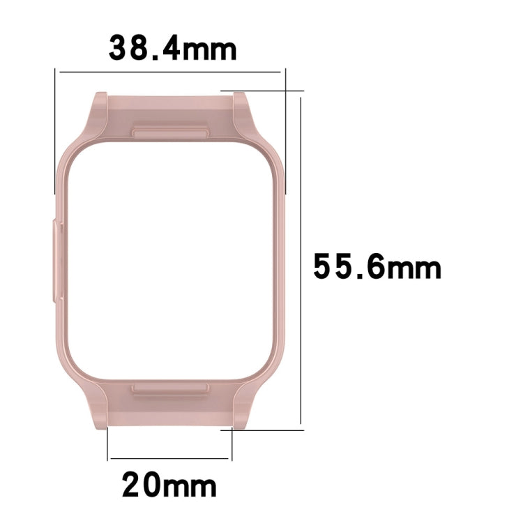 For Redmi Watch 3 Half Pack PC Watch Protective Case(Pink) - Watch Cases by buy2fix | Online Shopping UK | buy2fix