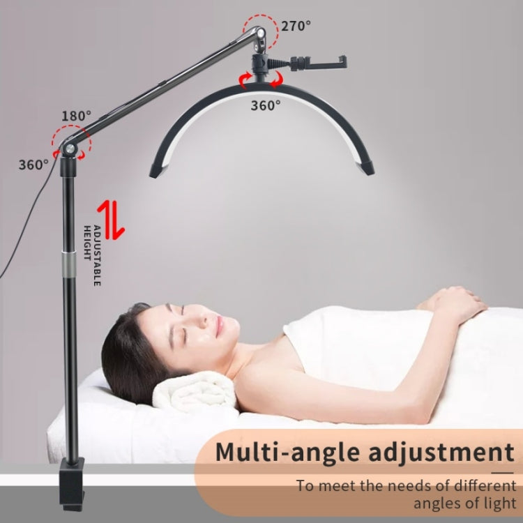 D-M30X 23 inch Half Moon Shape Beauty Manicure Lamp Curved Fill Light, Plug:EU Plug - Selfie Light by buy2fix | Online Shopping UK | buy2fix