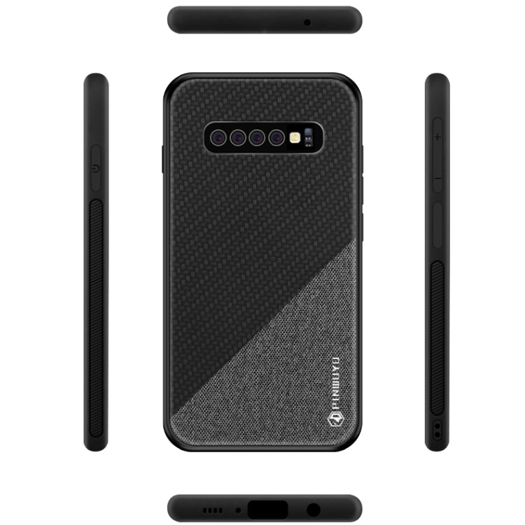 PINWUYO Honors Series Shockproof PC + TPU Protective Case for Galaxy S10 Plus(Blue) - Galaxy Phone Cases by PINWUYO | Online Shopping UK | buy2fix