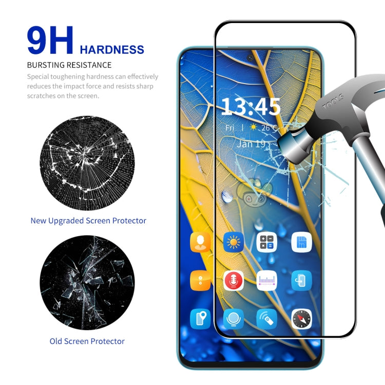 For Infinix Hot 40 Pro ENKAY Easy Install High Alumina Silicon Full Glass Film - Infinix Tempered Glass by ENKAY | Online Shopping UK | buy2fix