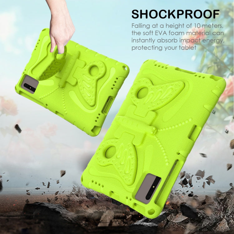 For Huawei MatePad SE 11 2024 Butterfly Bracket EVA Shockproof Tablet Case(Grass Green) - Huawei by buy2fix | Online Shopping UK | buy2fix