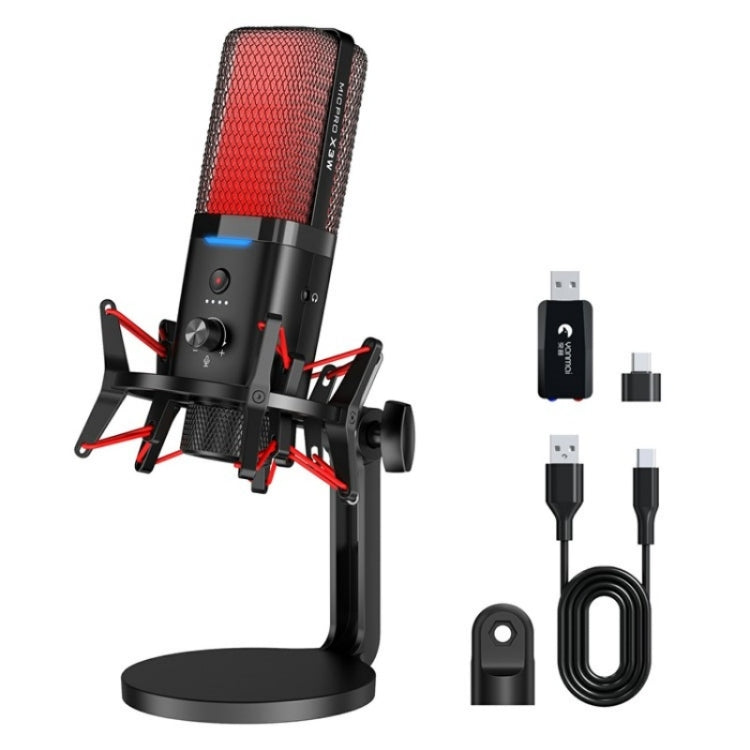 Yanmai X3W Wireless / Wired Dual Mode RGB Gaming Noise Reduction Microphone - Microphone by Yanmai | Online Shopping UK | buy2fix