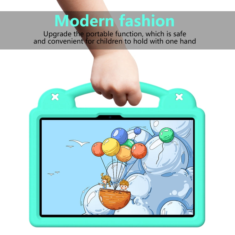 For Infinix Xpad 11 X1101 2024 Handle Kickstand Children EVA Shockproof Tablet Case(Mint Green) - Others by buy2fix | Online Shopping UK | buy2fix