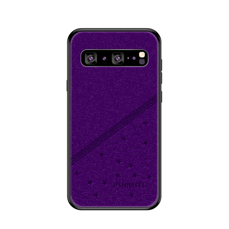 PINWUYO Full Coverage Waterproof Shockproof PC+TPU+PU Protective Case for Galaxy S10 5G(Purple) - Galaxy Phone Cases by PINWUYO | Online Shopping UK | buy2fix