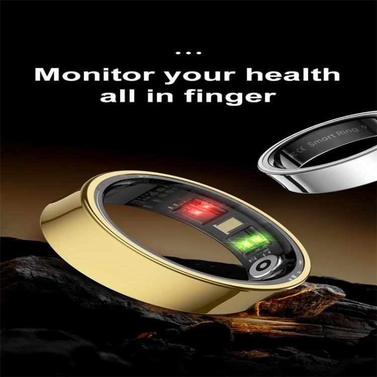 R09 SIZE 9 Smart Ring, Support Heart Rate / Blood Oxygen / Sleep Monitoring / Multiple Sports Modes(Black) - Smart Rings / Smart Telephones by buy2fix | Online Shopping UK | buy2fix