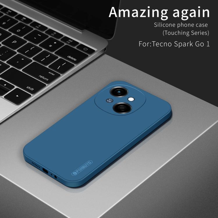 For Tecno Spark Go 2025 / Go 1 PINWUYO Sense Series Liquid Silicone TPU Phone Case(Green) - Tecno Cases by PINWUYO | Online Shopping UK | buy2fix