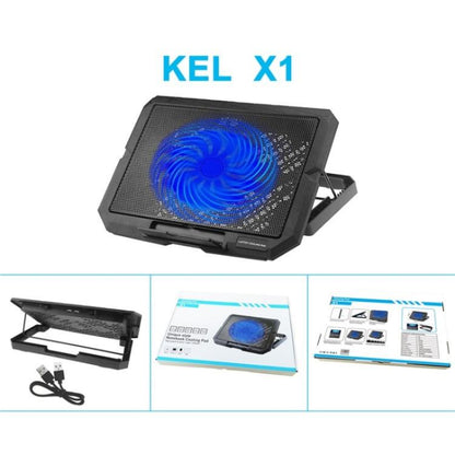 X1 Router Notebook Cooler Stand Fan Base Adjustable Height Laptop Cooling Pad - Cooling Pads by buy2fix | Online Shopping UK | buy2fix