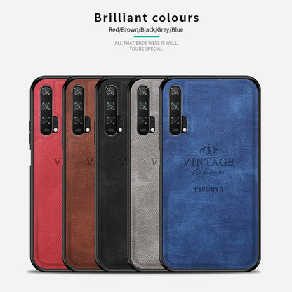 PINWUYO Shockproof Waterproof Full Coverage PC + TPU + Skin Protective Case  for Huawei Honor 20 Pro(Red) - Honor Cases by 1 | Online Shopping UK | buy2fix