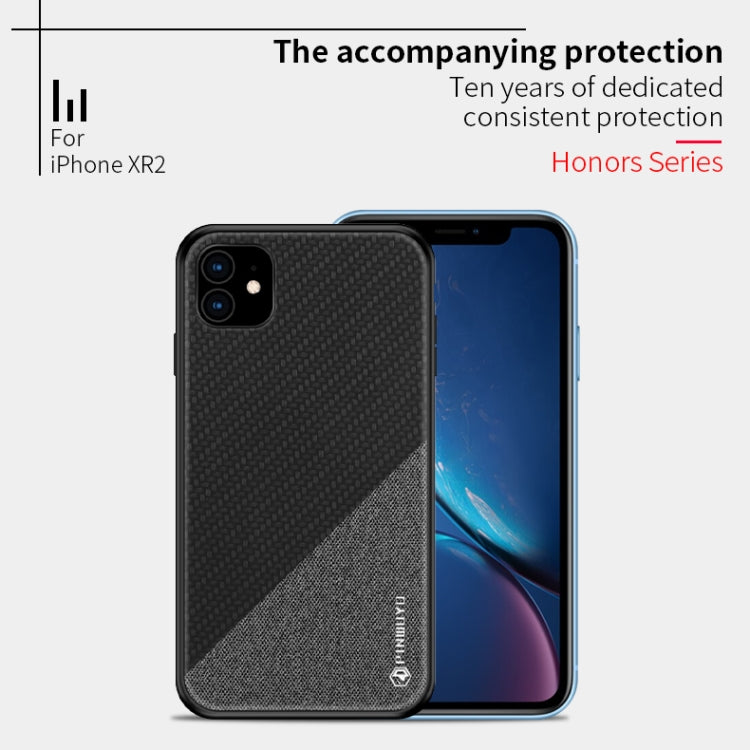 For iPhone 11 PINWUYO Honors Series Shockproof PC + TPU Protective Case (Brown) - iPhone 11 Cases by PINWUYO | Online Shopping UK | buy2fix