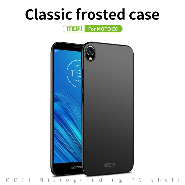 MOFI Frosted PC Ultra-thin Hard Case for Motorola Moto E6(Red) - Motorola Cases by MOFI | Online Shopping UK | buy2fix