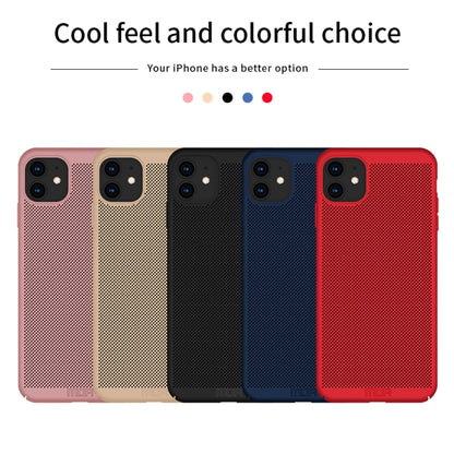 For iPhone 11 MOFI Breathable PC Ultra-thin All-inclusive Protective Case(Gold) - iPhone 11 Cases by MOFI | Online Shopping UK | buy2fix