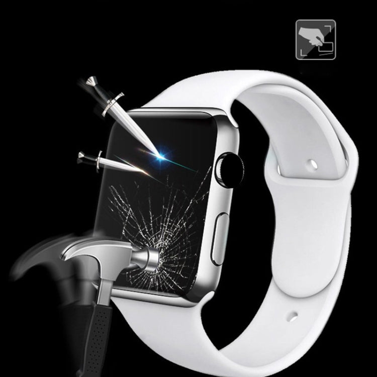 For Apple Watch Series 5 / 4  40mm 2pcs mocolo 0.33mm 9H 3D Round Edge Full Glue Tempered Glass Film - Watch Cases by mocolo | Online Shopping UK | buy2fix