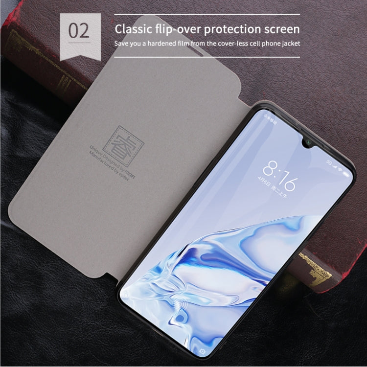 For Xiaomi  Mi 9 Pro MOFI Rui Series Classical Leather Flip Leather Case With Bracket Embedded Steel Plate All-inclusive(Red) - Xiaomi Cases by MOFI | Online Shopping UK | buy2fix