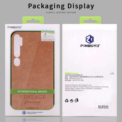 For Xiaomi Mi CC9 Pro / Note10 PINWUYO Pin Rui Series Classical PU Leather + PC + TPU Anti-fall All-inclusive Case (Red) - Xiaomi Cases by PINWUYO | Online Shopping UK | buy2fix