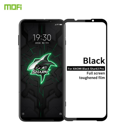 For Xiaomi Black shark3 pro MOFI 9H 2.5D Full Screen Tempered Glass Film(Black) -  by MOFI | Online Shopping UK | buy2fix