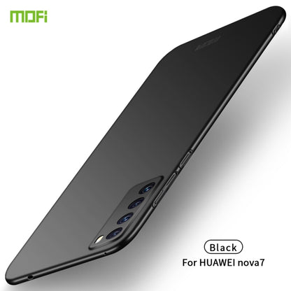 For Huawei Nova 7 MOFI Frosted PC Ultra-thin Hard Case(Black) - Huawei Cases by MOFI | Online Shopping UK | buy2fix