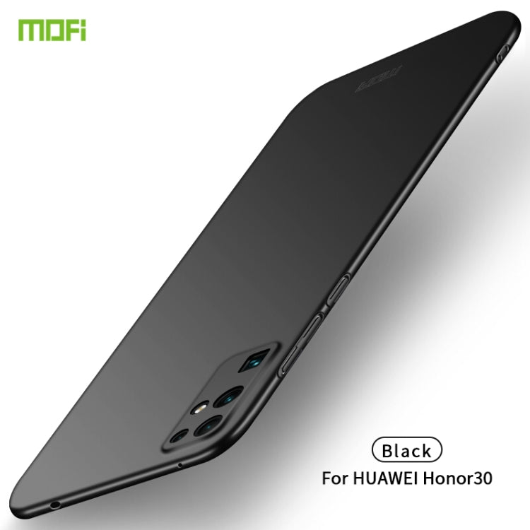 For Huawei Honor 30 MOFI Frosted PC Ultra-thin Hard Case(Black) - Honor Cases by MOFI | Online Shopping UK | buy2fix