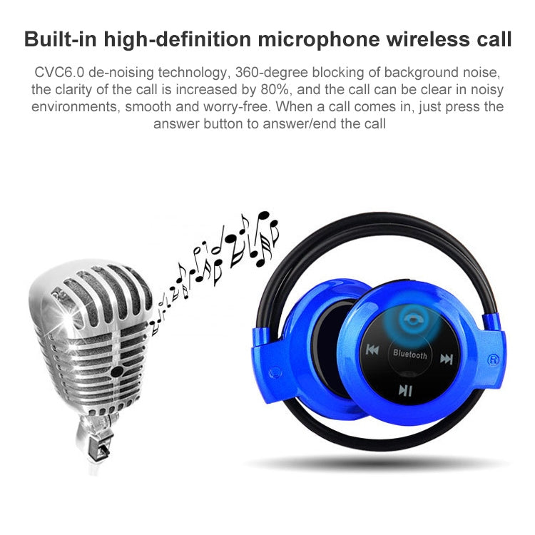 mini-503 MP3 Player Bluetooth Earphone, Support FM Radio & 32GB TF Card - Bluetooth Earphone by buy2fix | Online Shopping UK | buy2fix