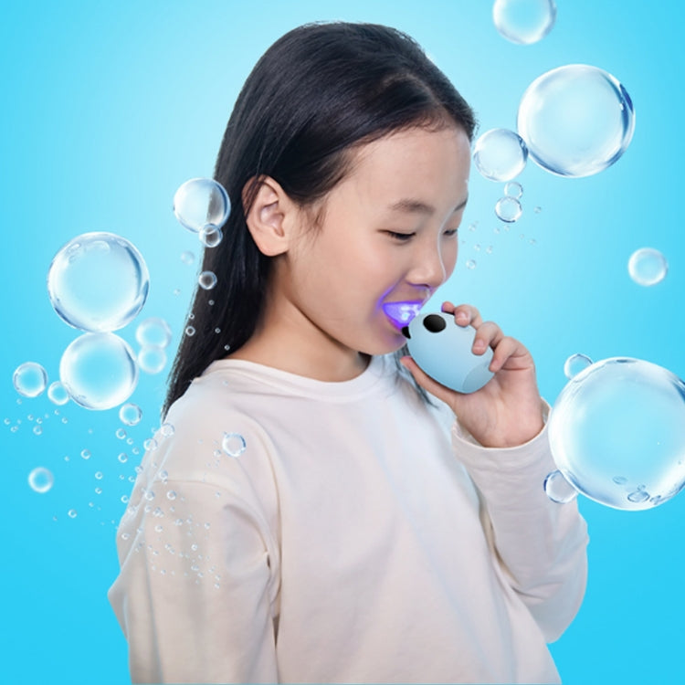 U-shaped Beauty Instrument Ultrasonic Vibration Tooth USB Charging Children Electric Toothbrush, Style:8-15 years old(Light Yellow) - Toothbrushes by buy2fix | Online Shopping UK | buy2fix