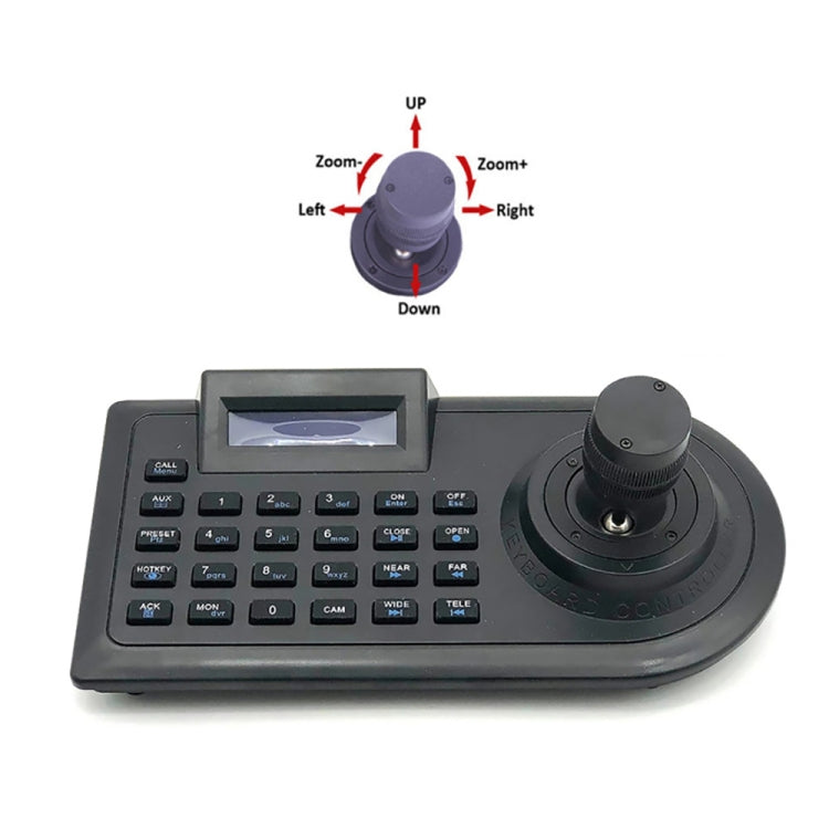 JSK-8003C Monitoring Keyboard PTZ Rocker Ball Camera Keyboard, Specification:3 Axis(UK Plug) - Other Tools by buy2fix | Online Shopping UK | buy2fix