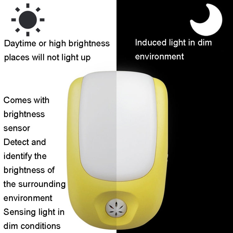 A72 Intelligent LED Sensor Night Light, Plug:AU Plug(White) - Sensor LED Lights by buy2fix | Online Shopping UK | buy2fix