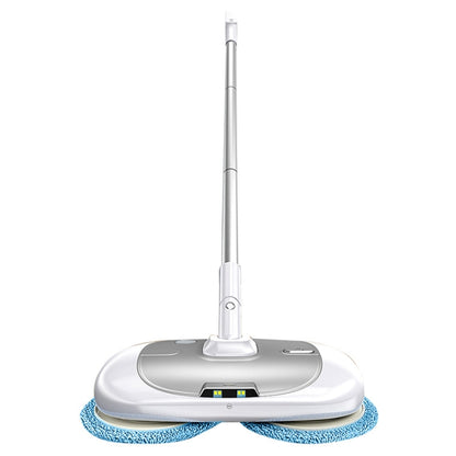 Cordless Electric Rotary Mop Floor Scrubber Household Handheld Water Spray Cleaning Multifunctional Mop CN Plug(White) - Handheld Cleaner & Mops by buy2fix | Online Shopping UK | buy2fix