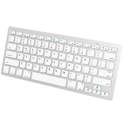 X5 2 in 1 Ultra-Thin Mini Wireless Bluetooth Keyboard + Bluetooth Mouse Set, Support Win / Android / IOS System(Silver) - Universal Keyboard by buy2fix | Online Shopping UK | buy2fix