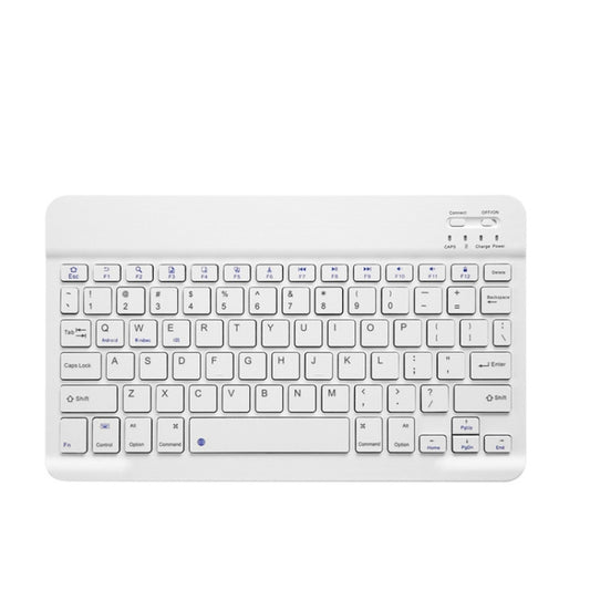 YS-001 7-8 inch Tablet Phones Universal Mini Wireless Bluetooth Keyboard, Style:Only Keyboard(White) - Universal Keyboard by buy2fix | Online Shopping UK | buy2fix