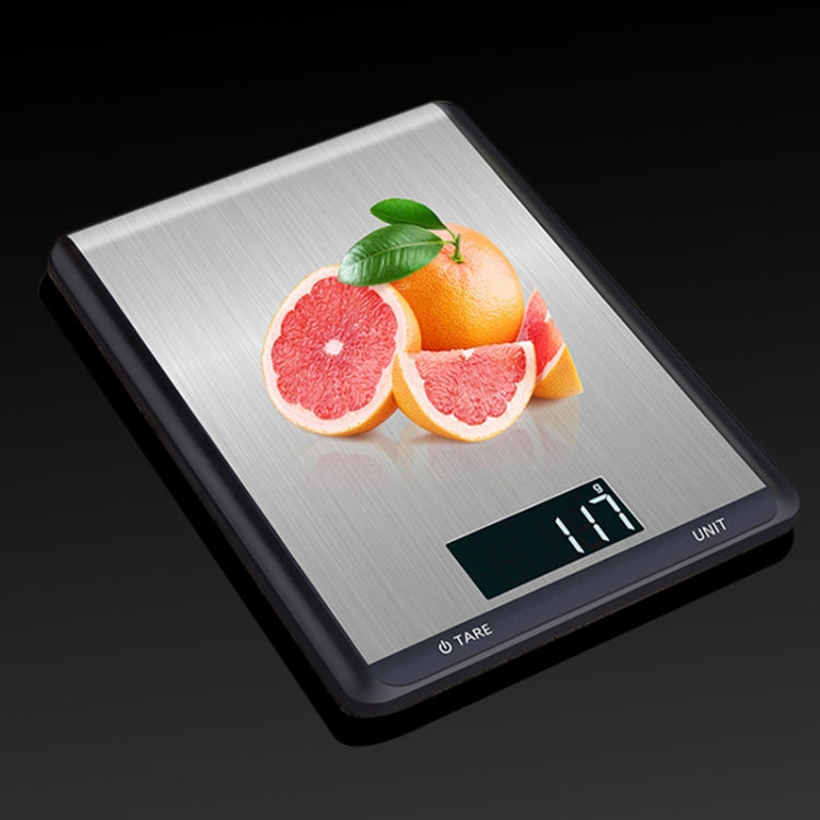 10kg/1g Stainless Steel Kitchen Scale Household Food Electronic Scale(White) - Kitchen Scales by buy2fix | Online Shopping UK | buy2fix