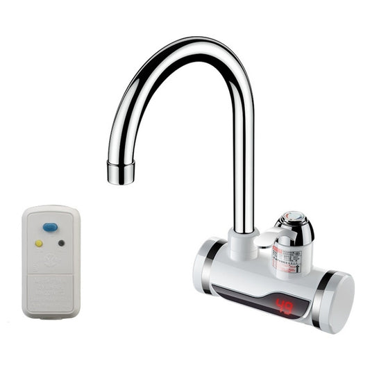 Kitchen Instant Electric Hot Water Faucet Hot & Cold Water Heater CN Plug Specification: Digital Leakage Protection Side Water Inlet - Faucets & Accessories by buy2fix | Online Shopping UK | buy2fix