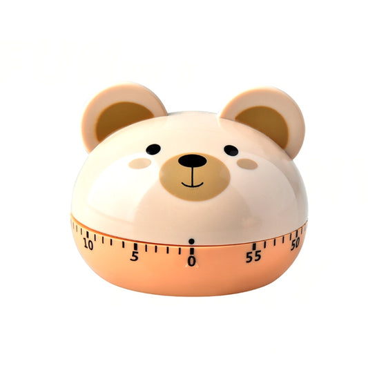 Kitchen Mechanical Timer Cartoon 60 Minutes Timer Baking Cooking Reminder(Bear) - Digital Countdown by buy2fix | Online Shopping UK | buy2fix