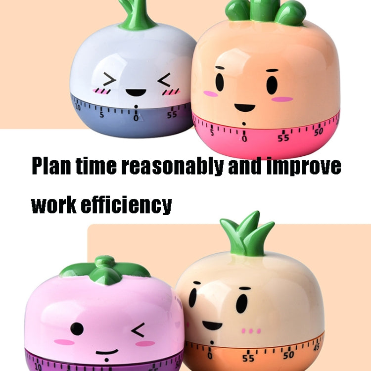 Kitchen Mechanical Timer Cartoon 60 Minutes Timer Baking Cooking Reminder(Tomato) - Digital Countdown by buy2fix | Online Shopping UK | buy2fix