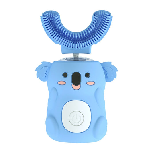 Children Mouth Electric Toothbrush U-Shaped Sonic Smart Electric Toothbrush(Blue) - Toothbrushes by buy2fix | Online Shopping UK | buy2fix