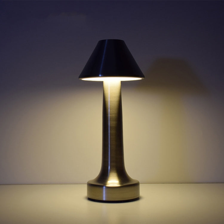 JB-TD001 LED Touch Table Lamp Cafe Restaurant Decoration Night Light, Specification: EU Plug(Golden) - Bedside Light by buy2fix | Online Shopping UK | buy2fix