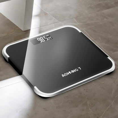 AOHANG7 Home Precision Weight Scale(Bright Black) - Body Scales by buy2fix | Online Shopping UK | buy2fix