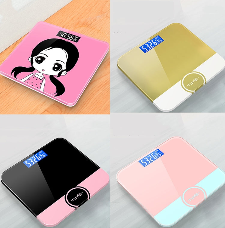 Mini Electronic Scale Home Weighing Scale Charging Stlye(Cute Girl) - Body Scales by buy2fix | Online Shopping UK | buy2fix