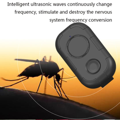 H20 Ultrasonic USB Mosquito Repellent Portable Outdoor Mini Insect Repellent(Black) - Outdoor Insect Repellent by buy2fix | Online Shopping UK | buy2fix