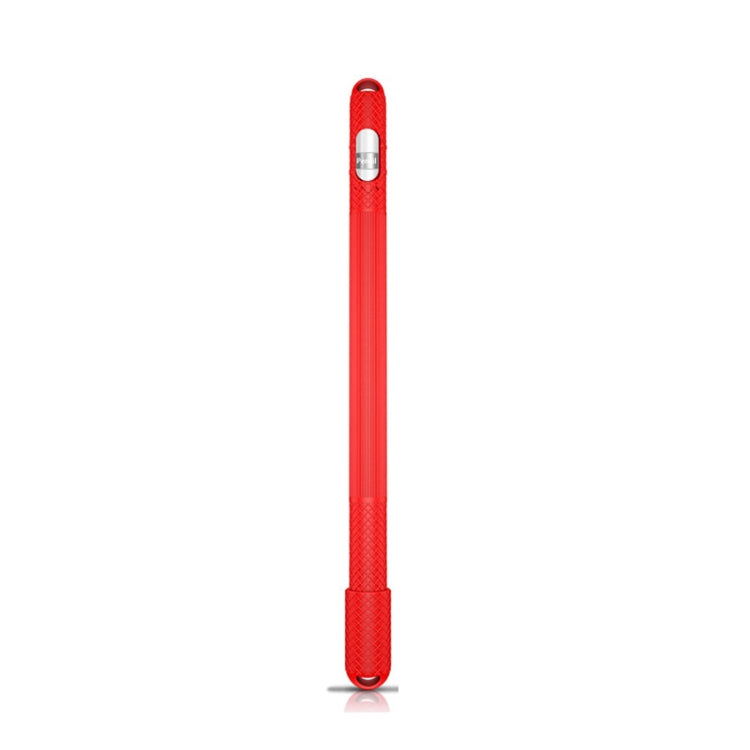 5 PCS Stylus Silicone Protective Case For Apple Pencil 1(Red) - Pencil Accessories by buy2fix | Online Shopping UK | buy2fix