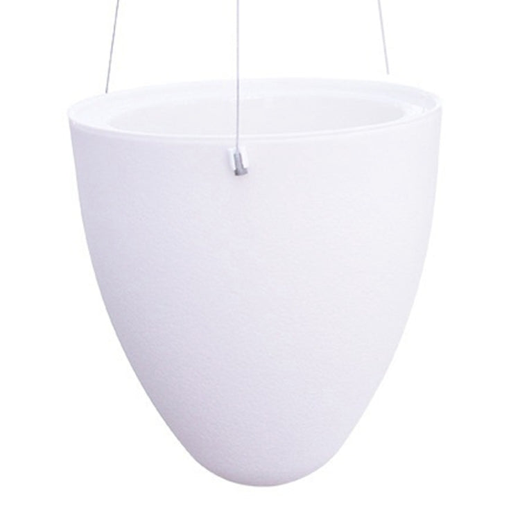 Wire Hanging Plastic Flowerpot With Automatic Water Absorption And Frosted Surface(D09 Caliber 19cm) - Flower Pots & Planters by buy2fix | Online Shopping UK | buy2fix