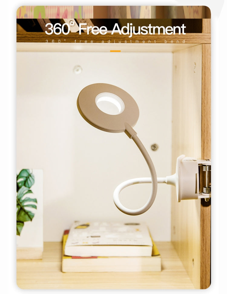 YAGE YG-8102 2W 18LEDs Touch Switch 3-Level Dimming Clip Desk Lamp Eye Protection LED Light - Desk Lamps by YAGE | Online Shopping UK | buy2fix