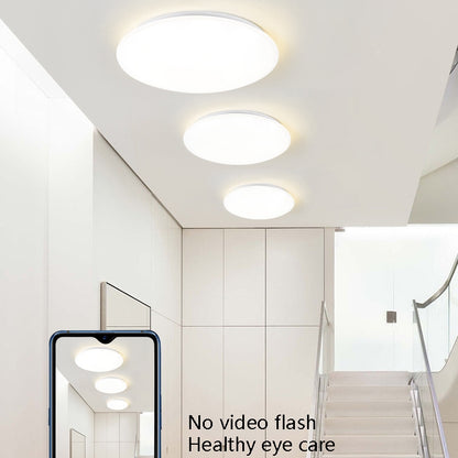 LED Sound Light Control Ceiling Lamp Round Corridor Intelligent Sensor Lamp, Power source: 12W 270mm(White) - Sensor LED Lights by buy2fix | Online Shopping UK | buy2fix