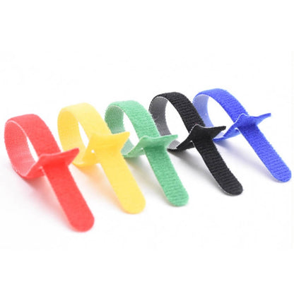 60 PCS T-Shaped Cable Organizer Belt Nylon Winder Buckle, Length: 15cm(Color Random Delivery) - Cable Organizer by buy2fix | Online Shopping UK | buy2fix