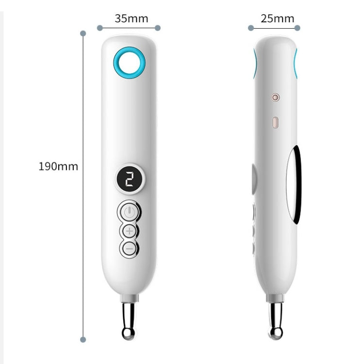 Smart  Rechargeable Meridian Pen Hot Compress Pulse Acupuncture Acupuncture Massager, Specification： Standard - Massage & Relaxation by buy2fix | Online Shopping UK | buy2fix