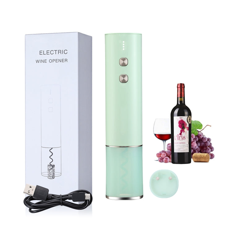 Electric Opener Stainless Steel Mini Red Wine Bottle Opener, Colour: BY266 Brunette Green - Openers by buy2fix | Online Shopping UK | buy2fix