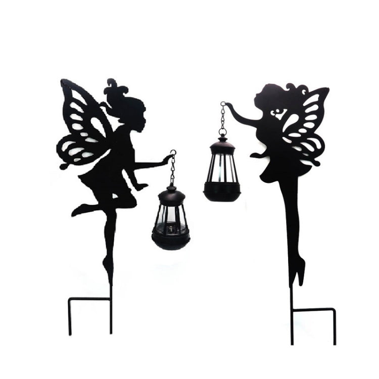 2 in 1 Solar Garden Lamp Metal Outdoor Landscape Garden Light Fairy Ornaments Lawn Light - Solar Lights by buy2fix | Online Shopping UK | buy2fix