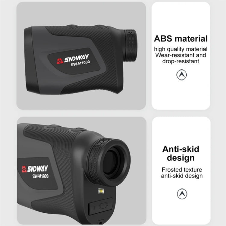 SNDWAY Telescope Golf Rangefinder Handheld Outdoor Altitude Angle Rangefinder, Model: SW-M1000 1000m - Laser Rangefinder by SNDWAY | Online Shopping UK | buy2fix