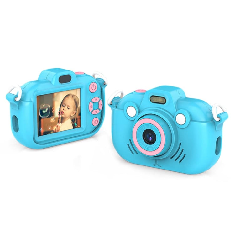 DC502 2.4-Inch 16X Zoom 2.7K Video Recording Children Digital Camera, Color: Blue No Card(AU Plug) - Children Cameras by buy2fix | Online Shopping UK | buy2fix