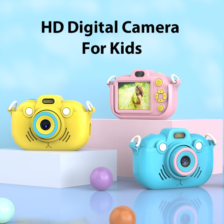 DC502 2.4-Inch 16X Zoom 2.7K Video Recording Children Digital Camera, Color: Pink No Card(AU Plug) - Children Cameras by buy2fix | Online Shopping UK | buy2fix