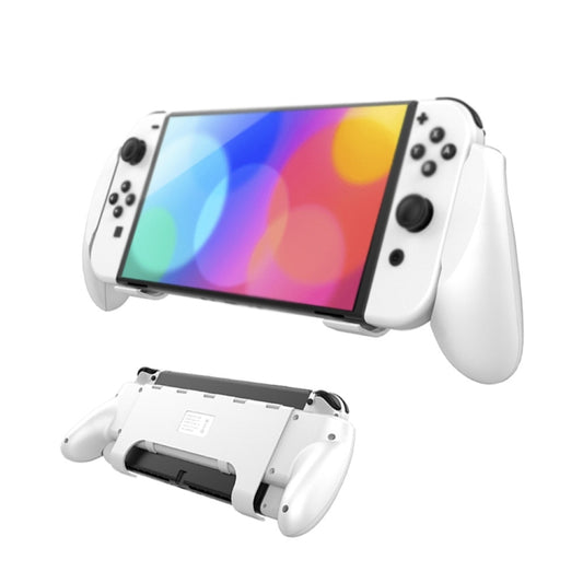 JYS NS218 Multifunctional Game Console Integrated Protective Case With Grip  For Switch OLED(White) - Cases by JYS | Online Shopping UK | buy2fix